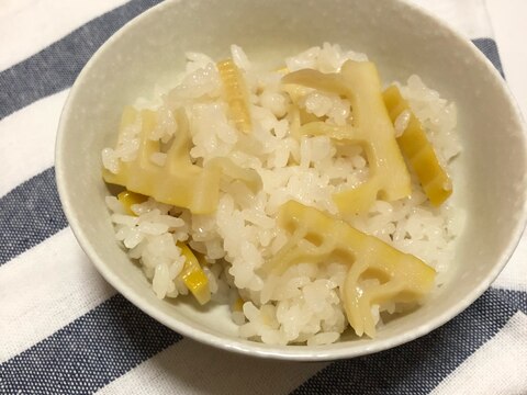 もち米入りたけのこご飯 塩味 ♪